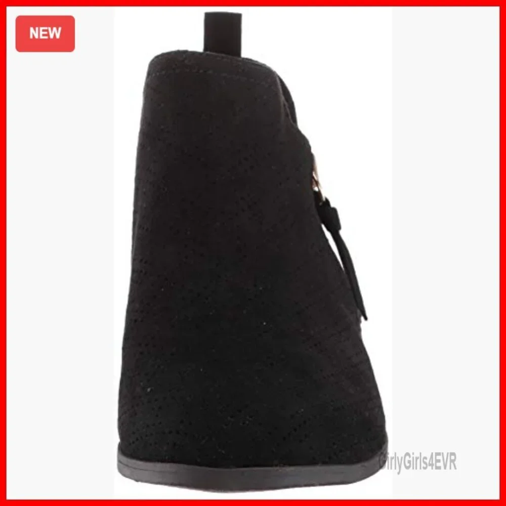 Women's Ankle Booties with Zip Closure, Recycled Materials, Low Heel